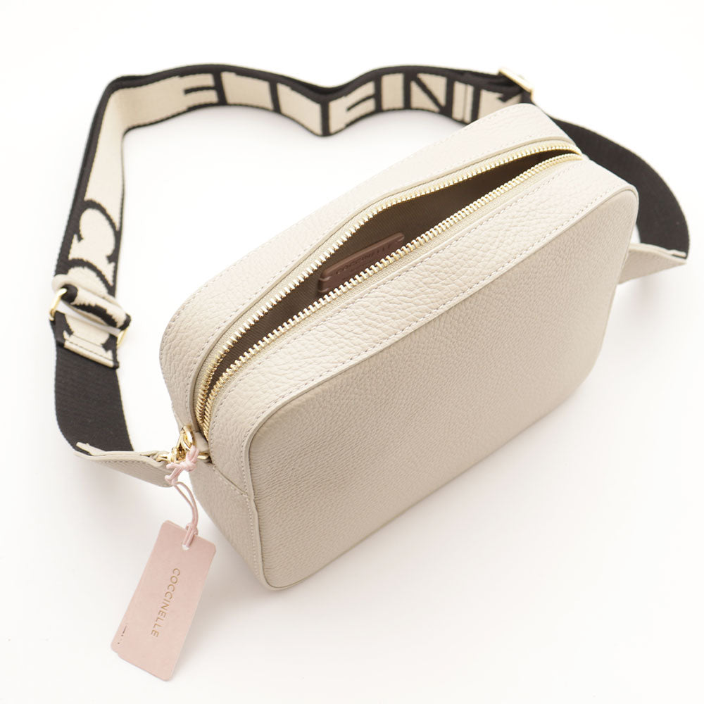 Borsa Donna a Tracolla COCCINELLE Linea Tebe Colore Eucalipto - E5MN555M301