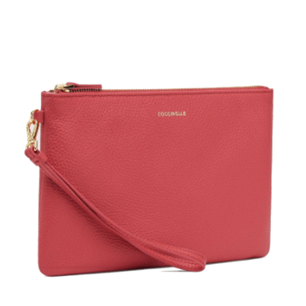 COCCINELLE NEW BEST SOFT LINIE
Damen Clutch aus Leder in Cranberry Farbe, Mittlere Größe