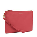 Pochette Donna COCCINELLE in Pelle Linea New Best Soft Colore Cranberry Misura Media