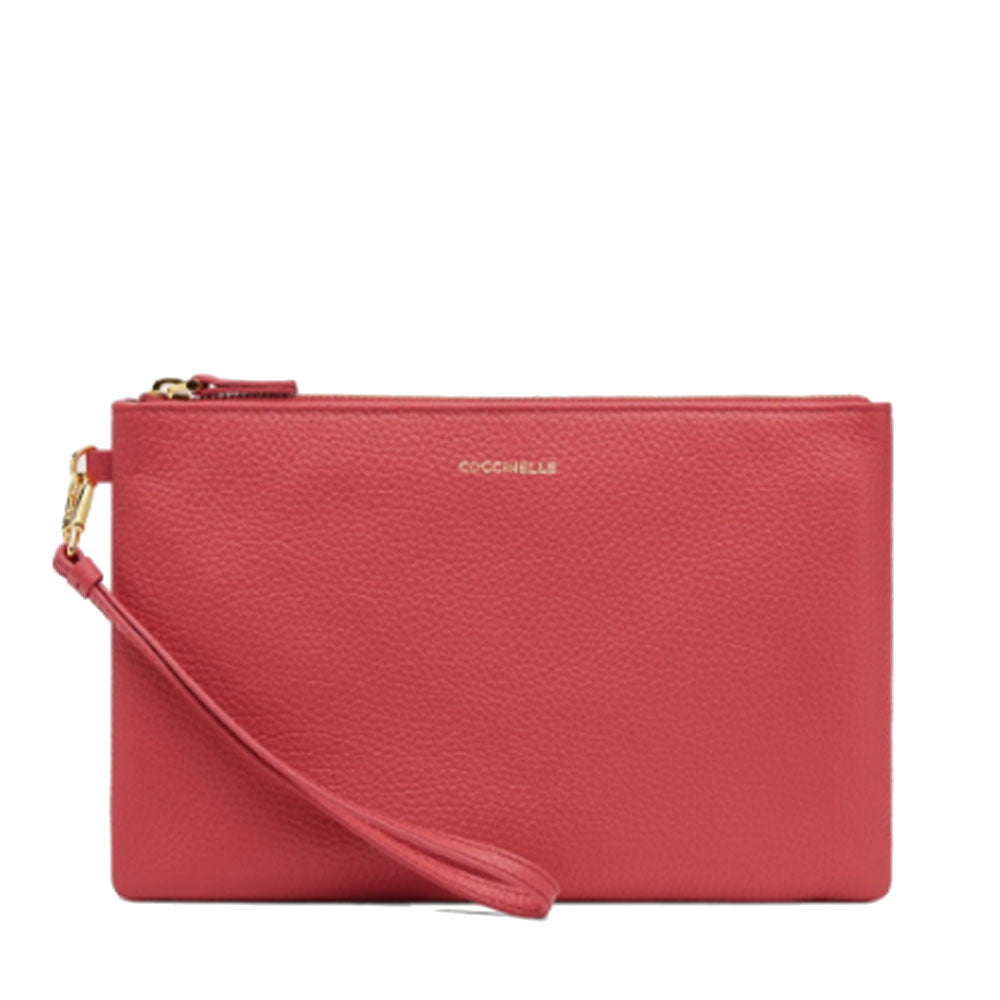 COCCINELLE NEW BEST SOFT LINIE
Damen Clutch aus Leder in Cranberry Farbe, Mittlere Größe