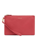 Pochette Donna COCCINELLE in Pelle Linea New Best Soft Colore Cranberry Misura Media