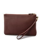 COCCINELLE New Best Soft Linie 
Damen Leder Clutch in Cola Farbe 