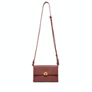 Women's Leather Crossbody Bag COCCINELLE Binxie Mini in Brandy