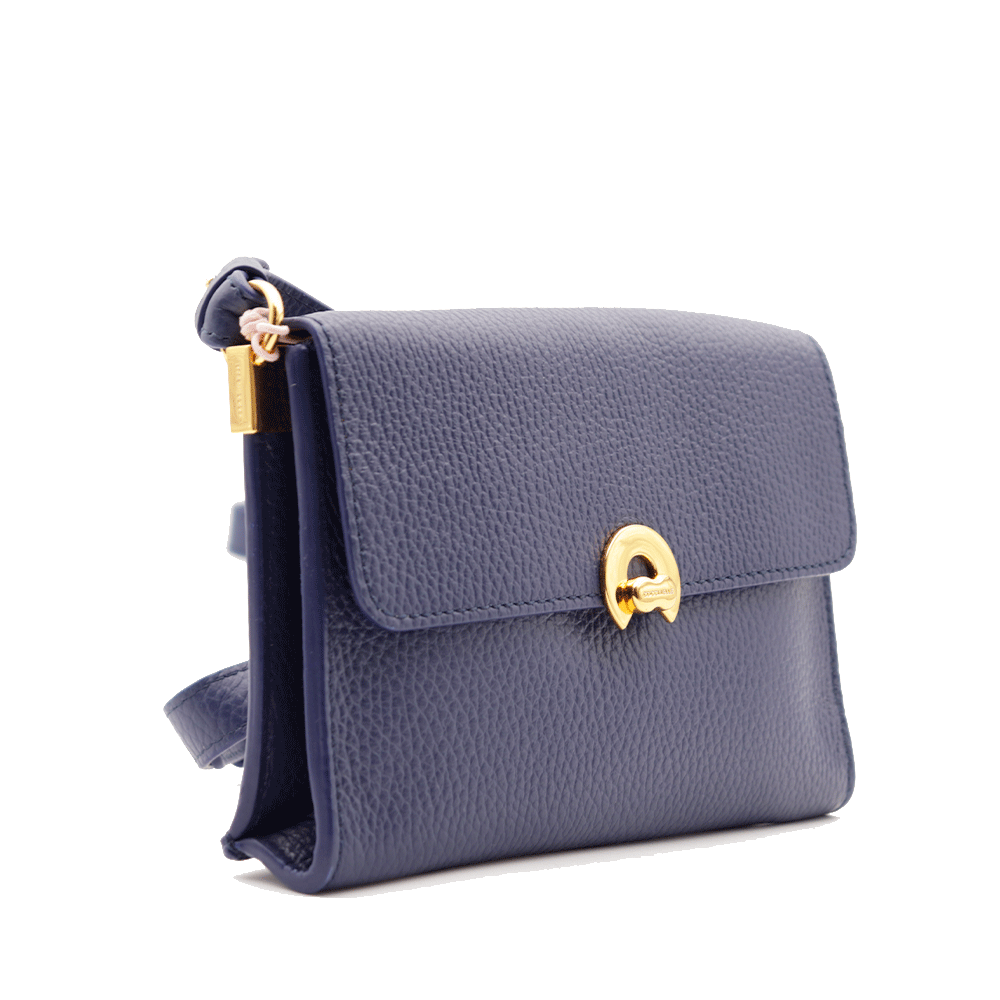 Borsa Donna a Tracolla COCCINELLE in Pelle linea Binxie Mini colore Royal Blue