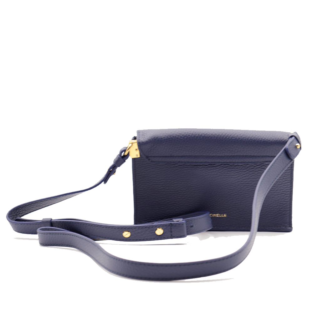 Borsa Donna a Tracolla COCCINELLE in Pelle linea Binxie Mini colore Royal Blue