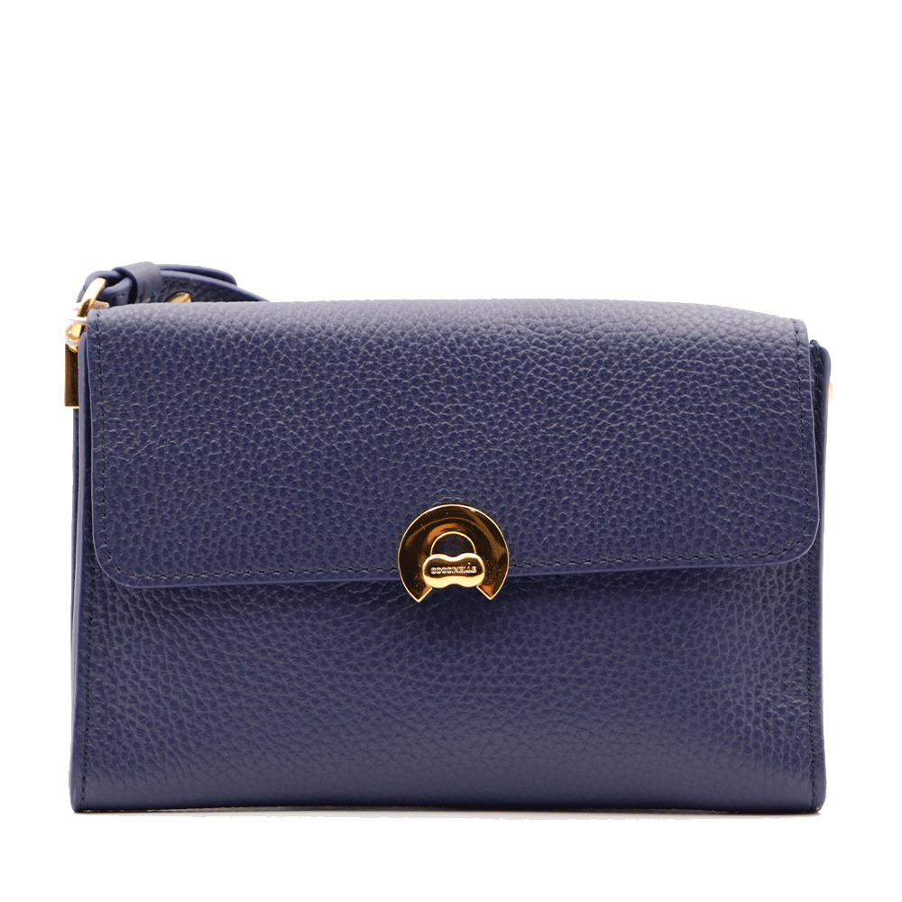 Borsa Donna a Tracolla COCCINELLE in Pelle linea Binxie Mini colore Royal Blue