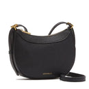 COCCINELLE Damen Umhängetasche aus schwarzem Leder Whisper Line