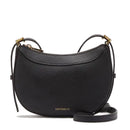 COCCINELLE Damen Umhängetasche aus schwarzem Leder Whisper Line