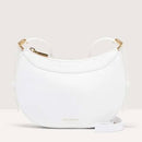 COCCINELLE Damen Umhängetasche aus brillantweißem Leder Whisper Line