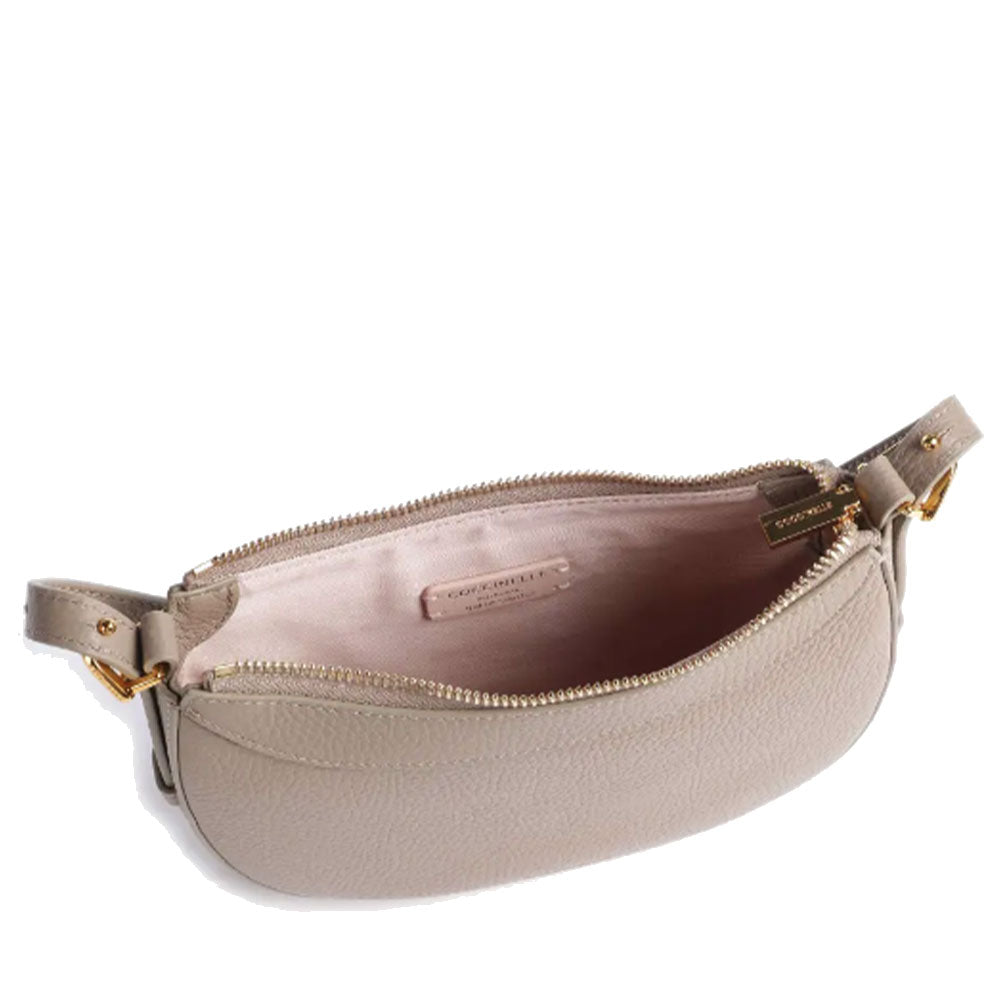 COCCINELLE WHISPER LINIE
Damen Umhängetasche aus Warm Taupe Leder 