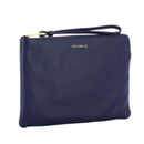 COCCINELLE Damen Clutch aus königsblauem Leder Alias ​​​​Line