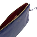 COCCINELLE Damen Clutch aus königsblauem Leder Alias ​​​​Line