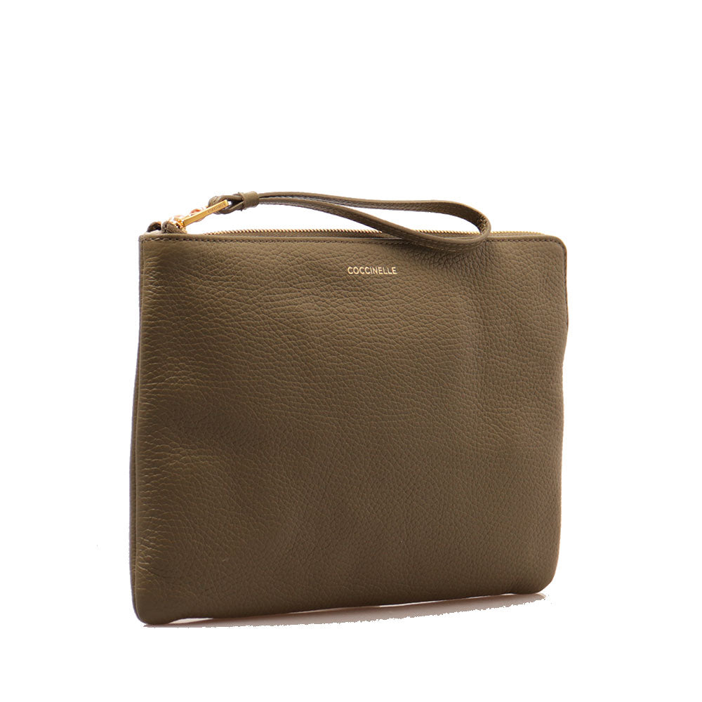 Pochette Donna COCCINELLE in Pelle Laurel Green Linea Alias
