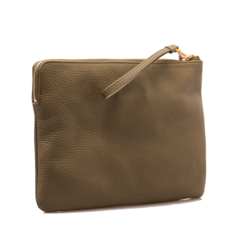 Pochette Donna COCCINELLE in Pelle Laurel Green Linea Alias