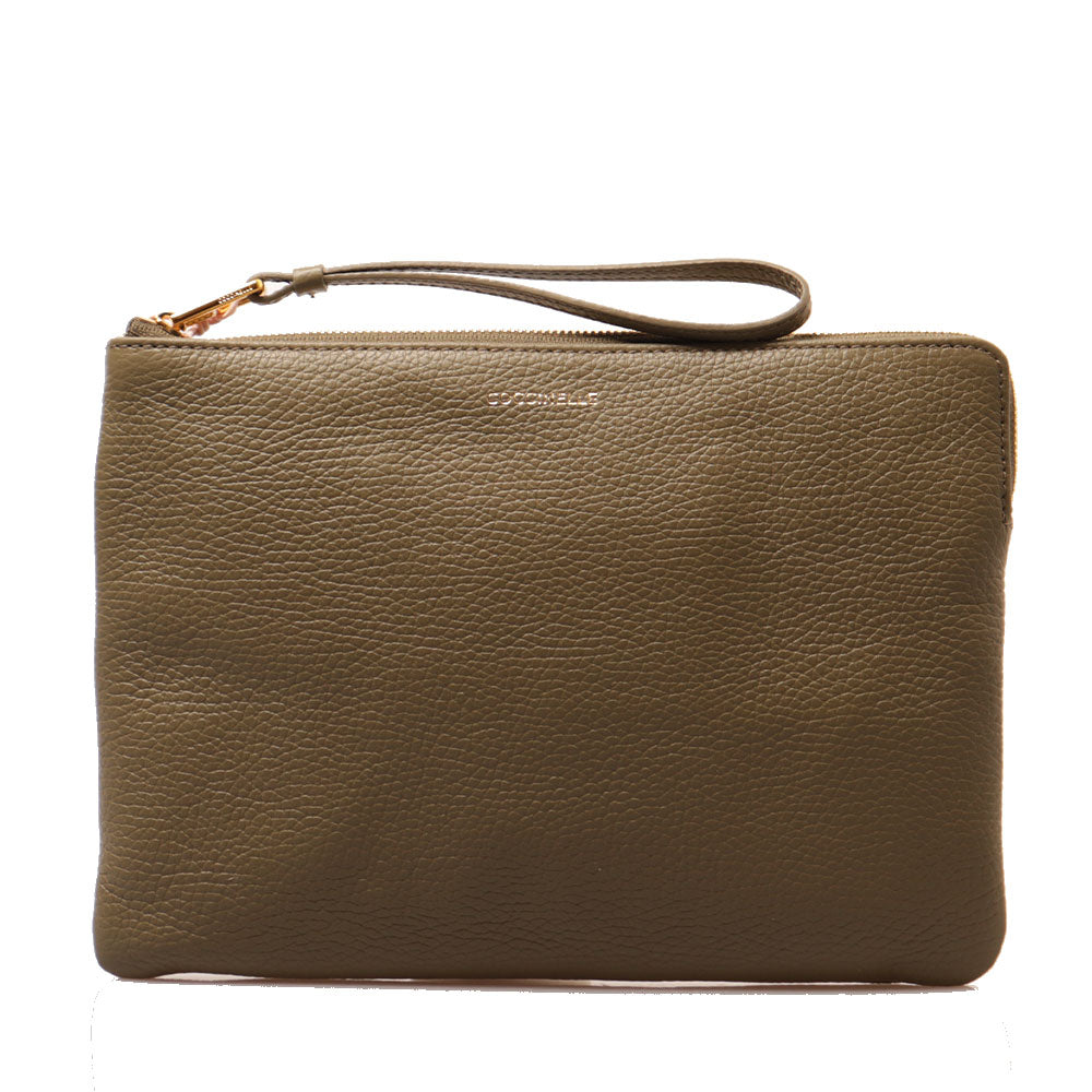 Pochette Donna COCCINELLE in Pelle Laurel Green Linea Alias