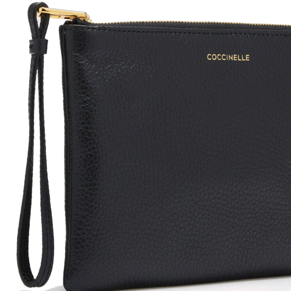 Pochette Donna COCCINELLE in Pelle Nera Linea Alias Misura Media