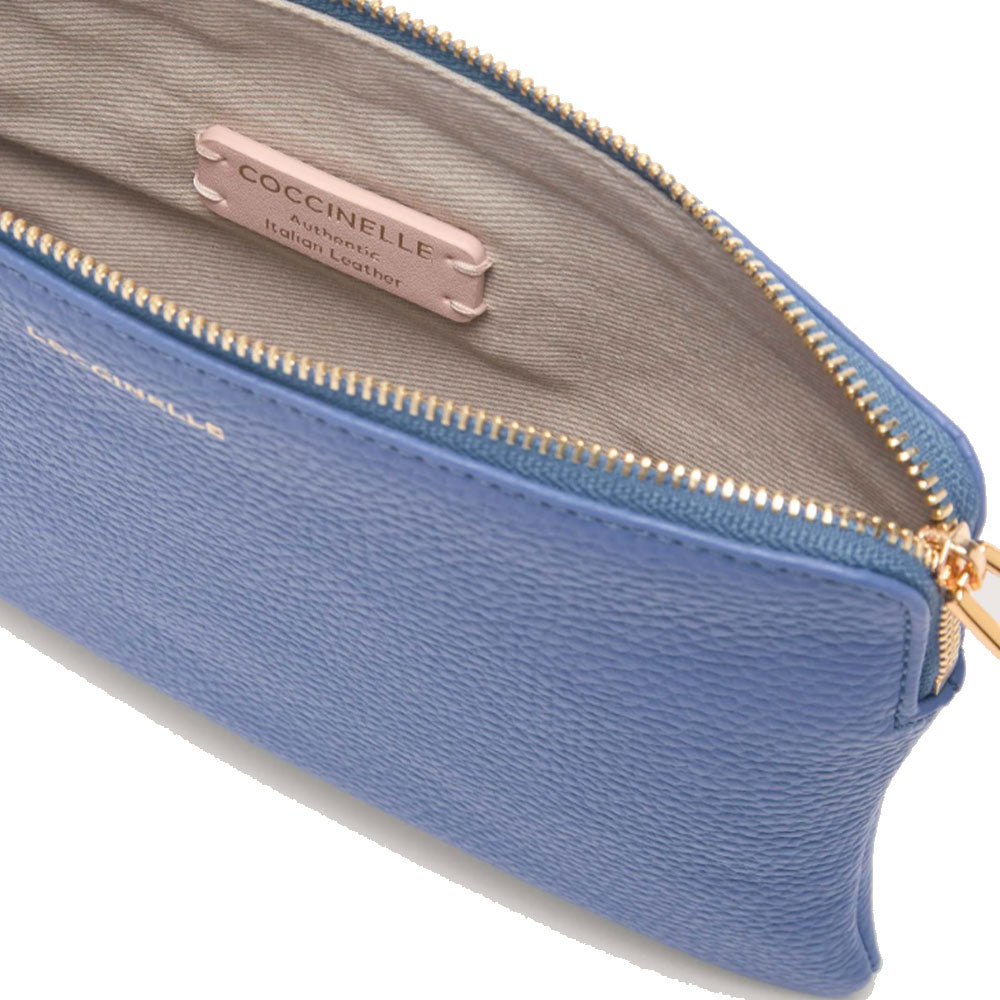 Pochette Donna COCCINELLE in Pelle Azul Linea Alias Misura Media
