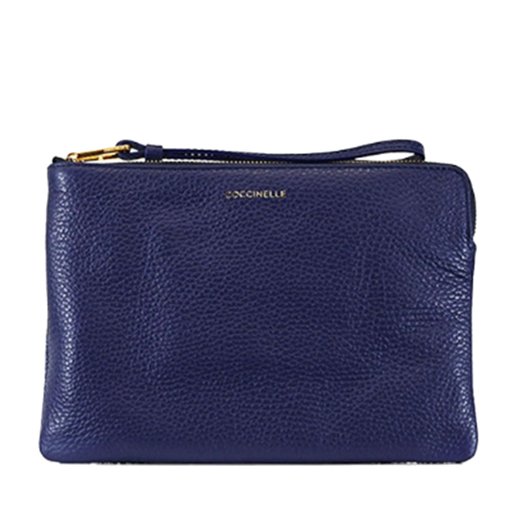 Pochette Donna COCCINELLE in Pelle Royal Blue Linea Alias Misura Media