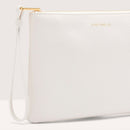 Pochette Donna COCCINELLE in Pelle Blanco Linea Alias Misura Media