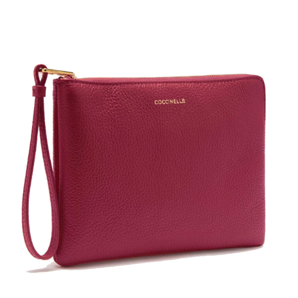 Pochette Donna COCCINELLE in Pelle Sangria Linea Alias Misura Media