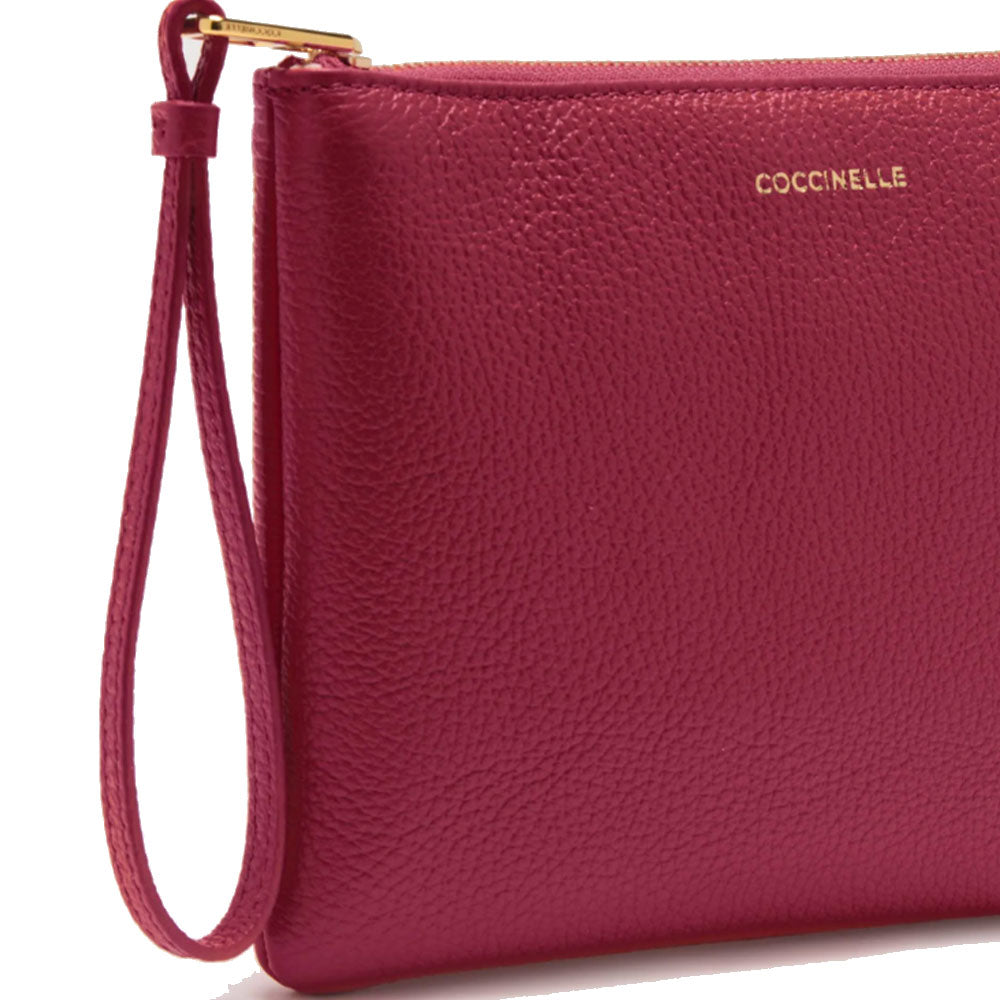 Pochette Donna COCCINELLE in Pelle Sangria Linea Alias Misura Media