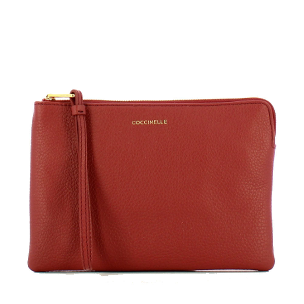 Pochette Donna COCCINELLE in Pelle Brandy Linea Alias Misura Media