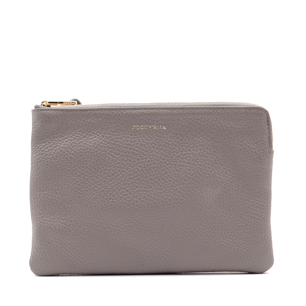 Pochette Donna COCCINELLE in Pelle Grafite Linea Alias Misura Media