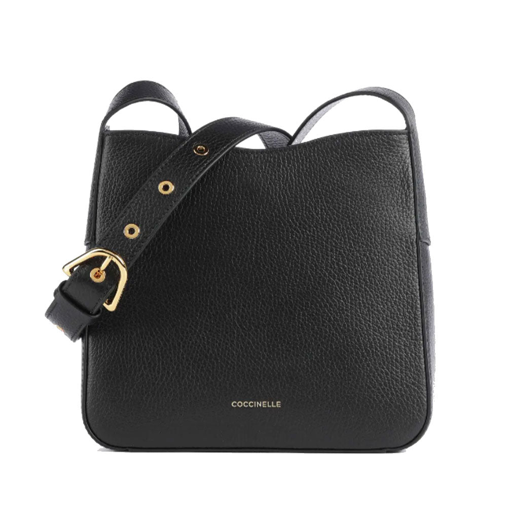 Borsa Donna Mini a Tracolla COCCINELLE in Pelle Nera Linea Dazz