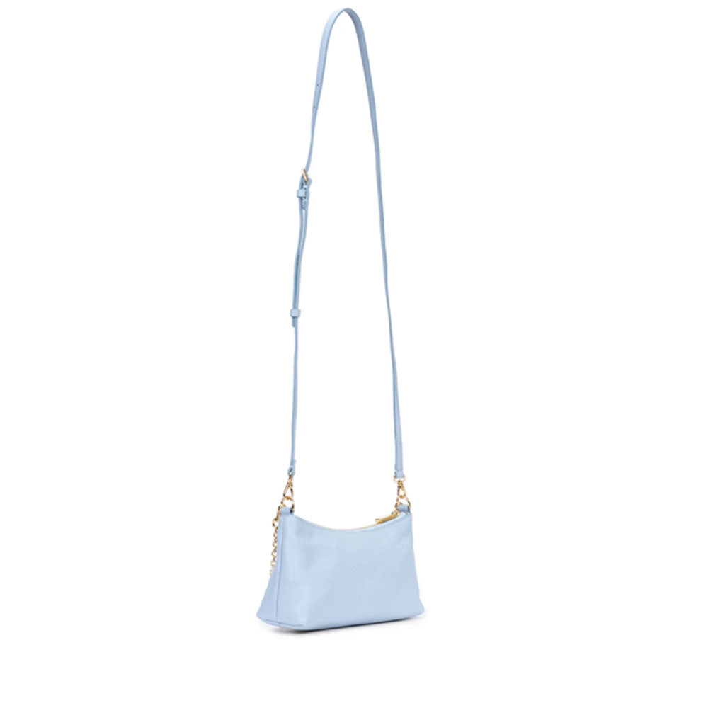 Borsa Donna a Spalla COCCINELLE in Pelle Mist Blue Linea Aura