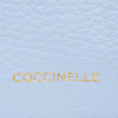 Borsa Donna a Spalla COCCINELLE in Pelle Mist Blue Linea Aura