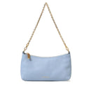 Borsa Donna a Spalla COCCINELLE in Pelle Mist Blue Linea Aura