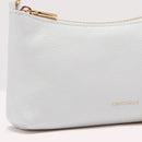 COCCINELLE AURA LINIE
Damen Schultertasche aus brillantweißem Leder 