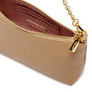 Borsa Donna a Spalla COCCINELLE in Pelle Fresh Beige Linea Aura