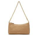 Borsa Donna a Spalla COCCINELLE in Pelle Fresh Beige Linea Aura
