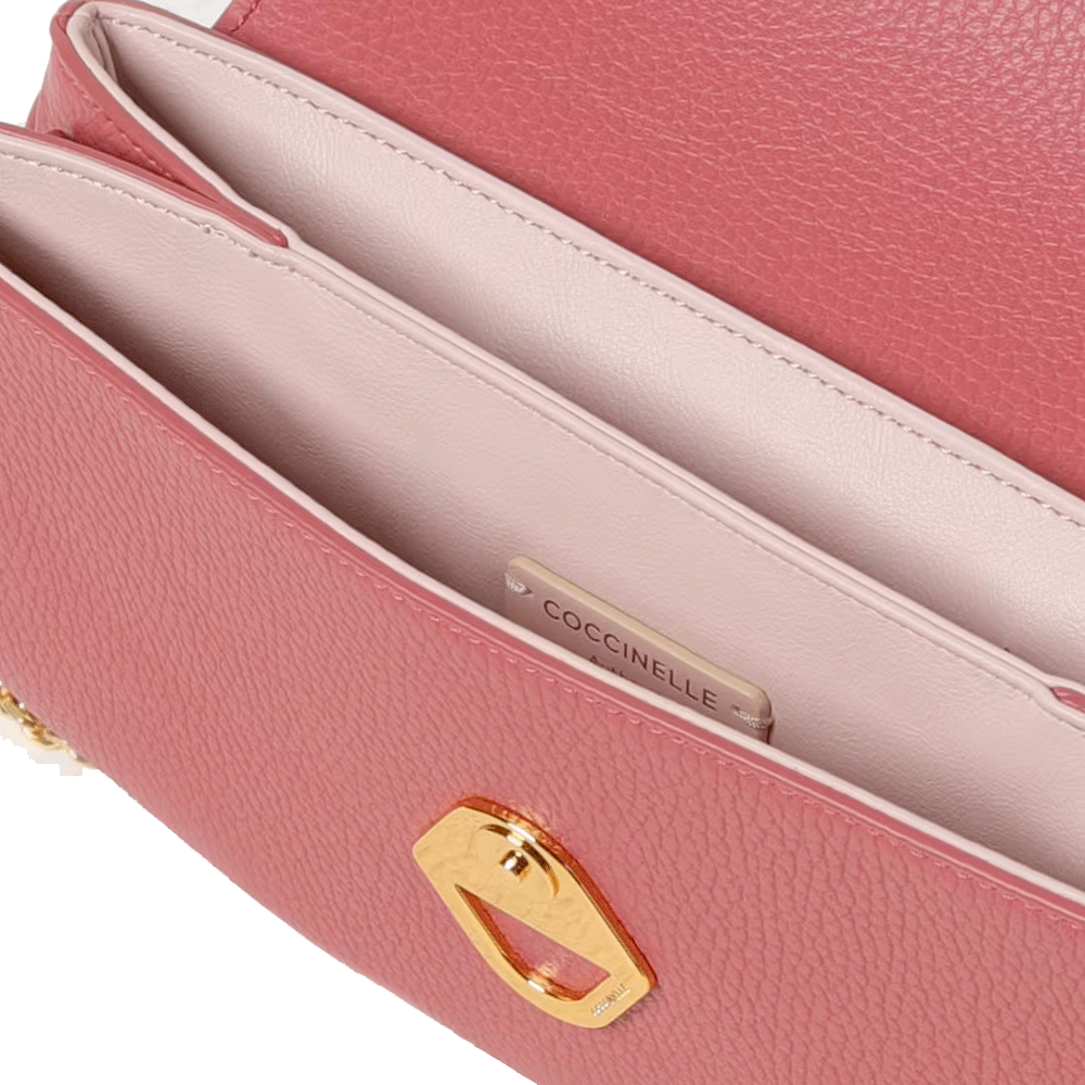 Borsa Donna Mini a Tracolla COCCINELLE in Pelle Rosewood Linea Dew