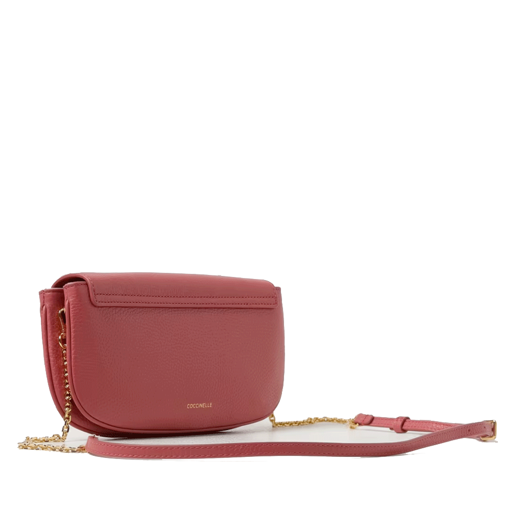 Borsa Donna Mini a Tracolla COCCINELLE in Pelle Rosewood Linea Dew