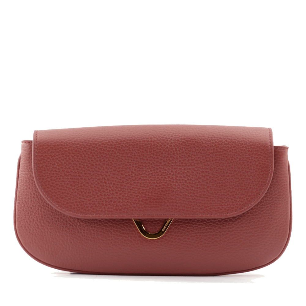 Borsa Donna Mini a Tracolla COCCINELLE in Pelle Brandy Linea Dew