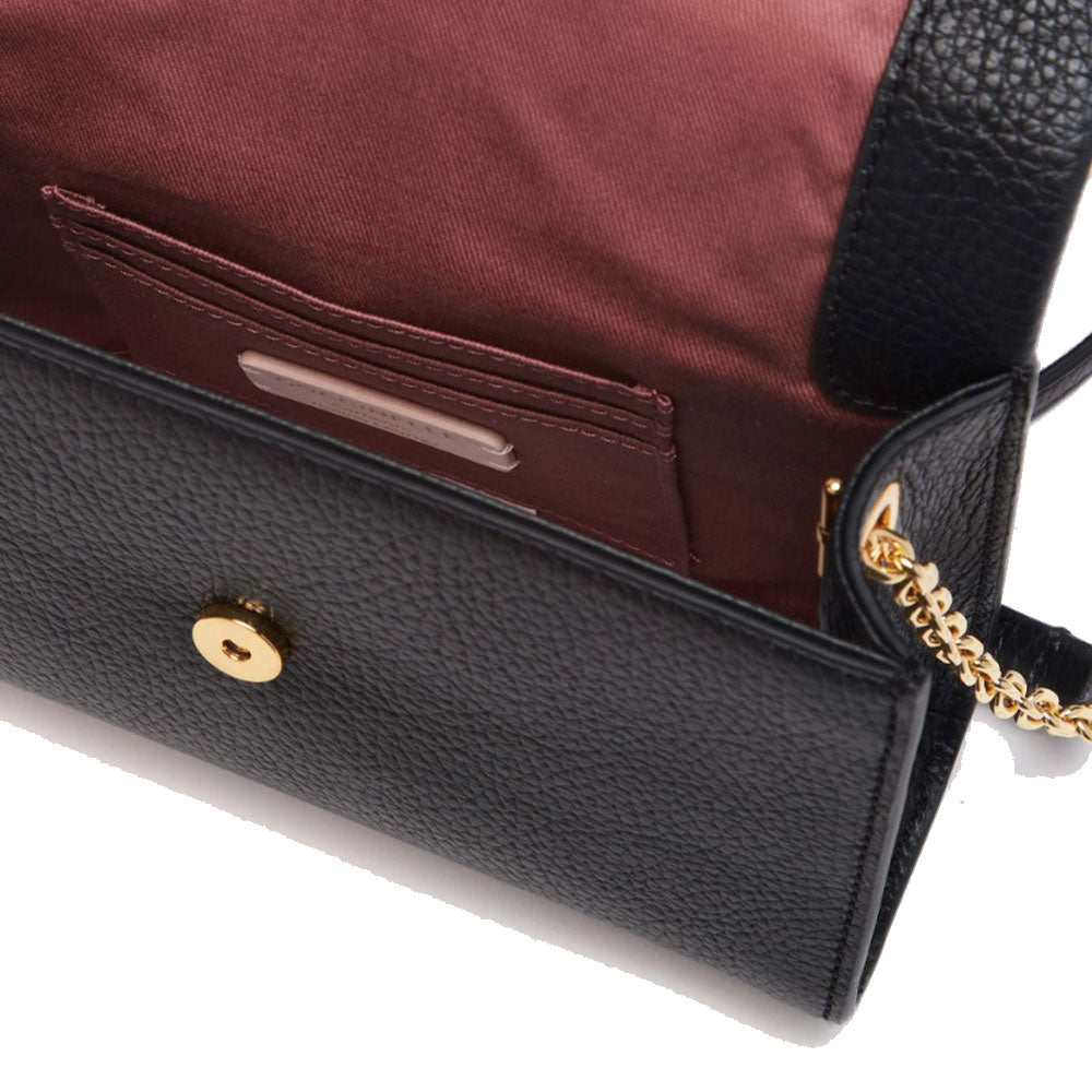 Borsa Donna Mini a Tracolla COCCINELLE in Pelle Linea Dorian colore Nero