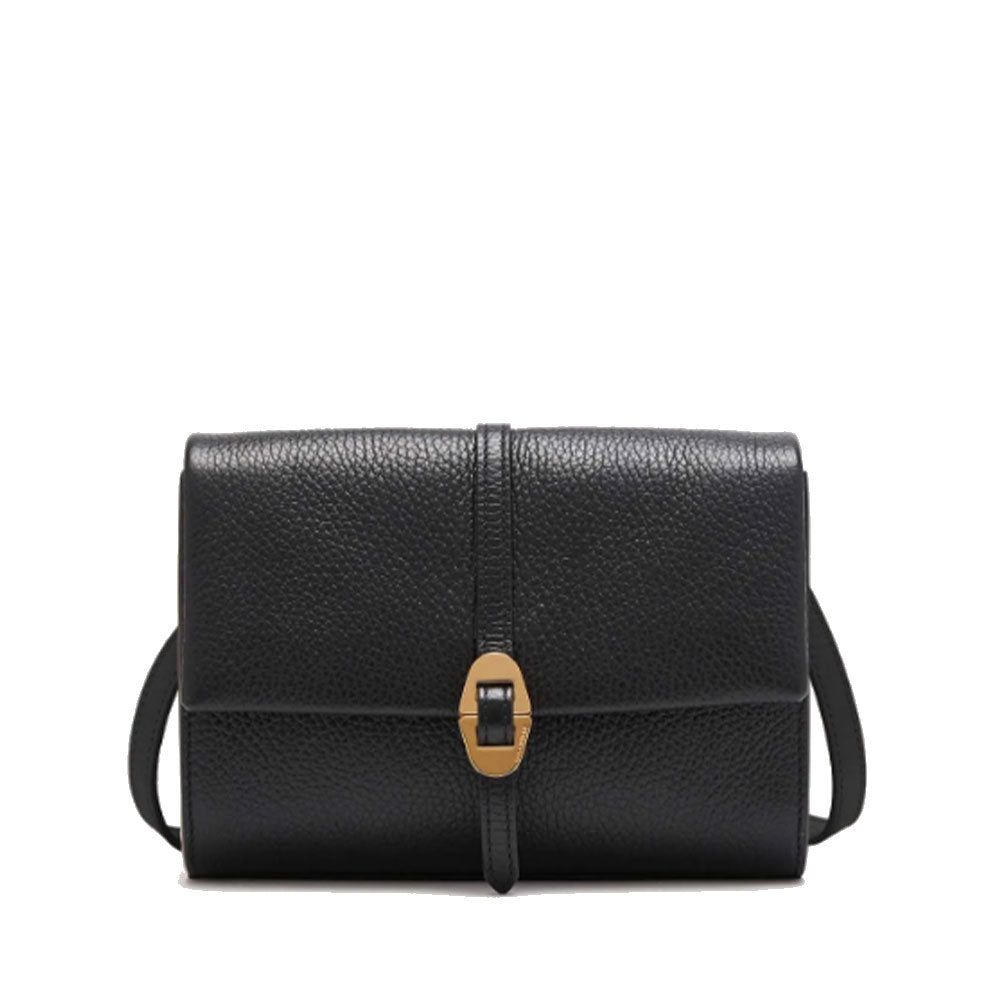 Borsa Donna Mini a Tracolla COCCINELLE in Pelle Linea Dorian colore Nero