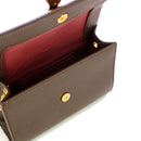 Borsa Donna Mini a Tracolla COCCINELLE in Pelle Linea Dorian colore Fondant Brown