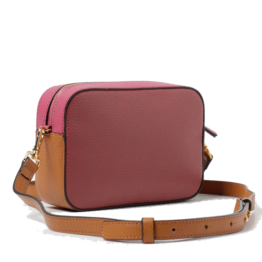 Women's Crossbody Bag COCCINELLE Tebe in Brandy - Rosewood - Cuir