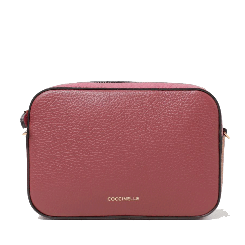 Women's Crossbody Bag COCCINELLE Tebe in Brandy - Rosewood - Cuir