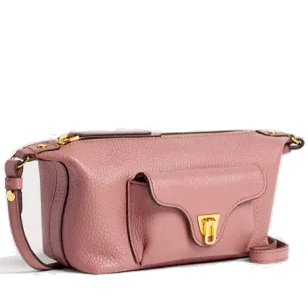 Borsa Donna a Tracolla COCCINELLE in Pelle Winter Rose Linea Beat Generation Mini