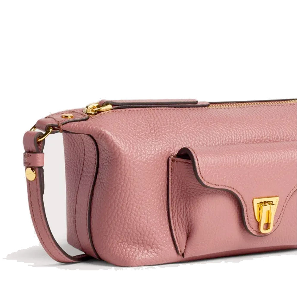 Borsa Donna a Tracolla COCCINELLE in Pelle Winter Rose Linea Beat Generation Mini
