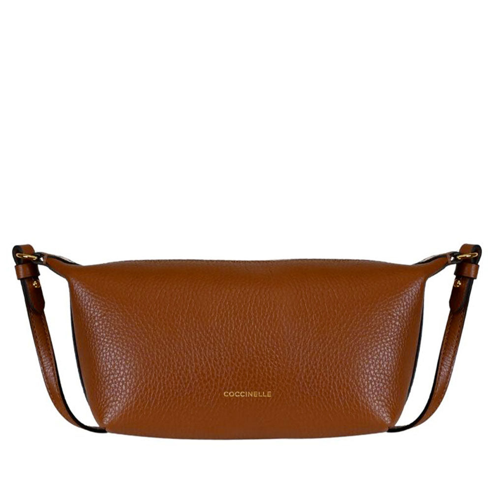 Coccinelle Beat Generation Mini Umhängetasche Damen Cognac