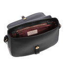 COCCINELLE Damen-Umhängetasche aus Leder der Magalù-Linie, Schwarz