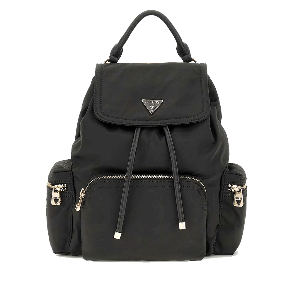 Zaino Donna GUESS Linea Eco Gemma Colore Nero Misura Piccola