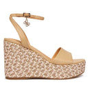 Sandali Donna GUESS con Zeppa Linea Everly Colore Natural