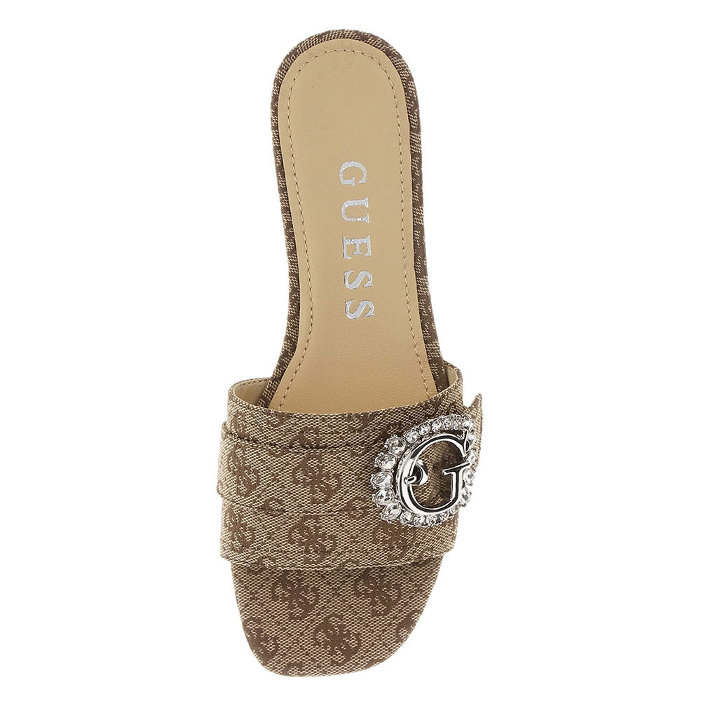 Ciabatte Donna GUESS Linea Jolly Colore Beige - Brown