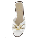 Scarpe Donna GUESS Ciabatte Linea Symo in Pelle Colore Bianco